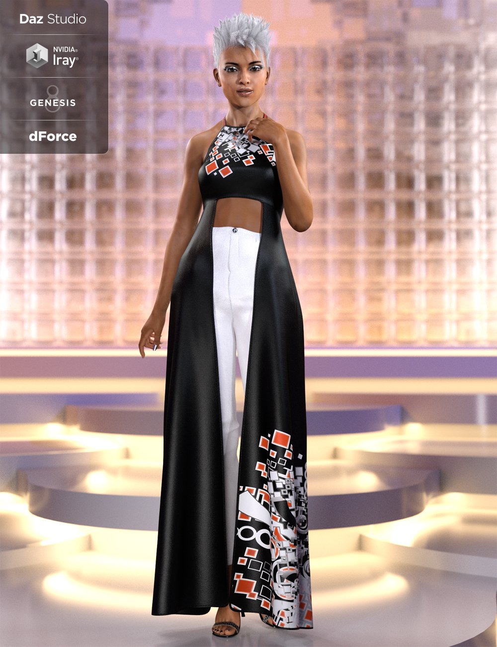 dForce Step it Up Outfit Textures by: Shox-Design, 3D Models by Daz 3D