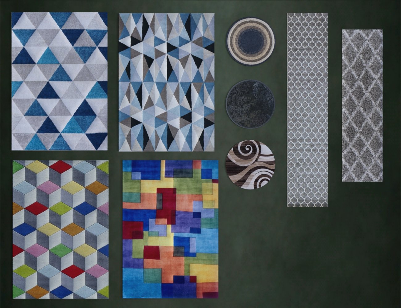 Ultimate Rug Collection by: Illumination, 3D Models by Daz 3D