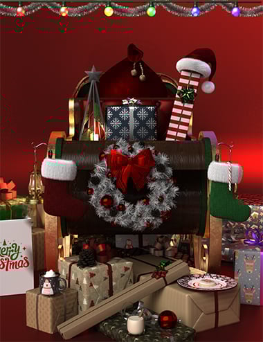 Make Me Merry Props and Shaders Make Me Merry Props and Shaders by: SR3, 3D Models by Daz 3D