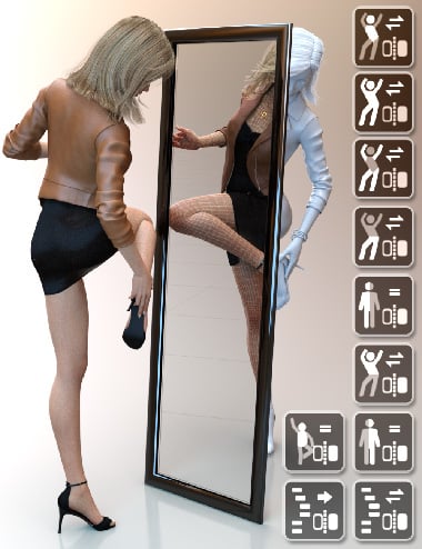 Daz Studio 4 Scene Tools Set 3 - Pose Symmetry Daz Studio 4 Scene Tools Set 3 - Pose Symmetry by: 3D Universe, 3D Models by Daz 3D