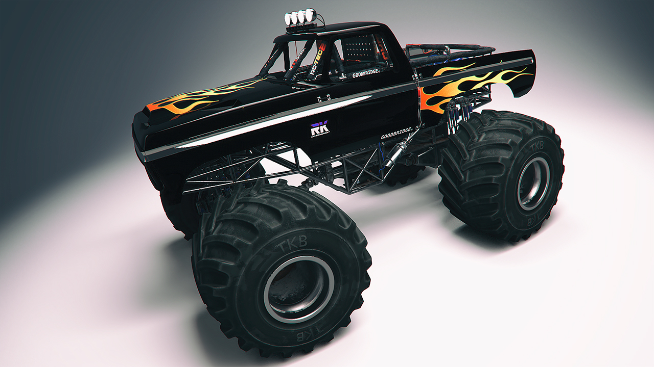 Monster Truck by: Mely3D, 3D Models by Daz 3D