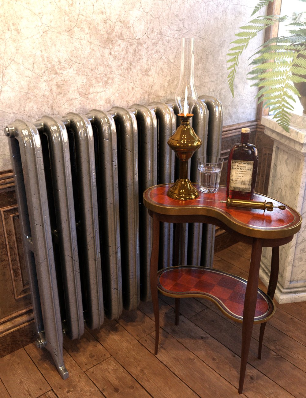 Vintage Psychiatry Vintage Psychiatry by: Merlin Studios, 3D Models by Daz 3D