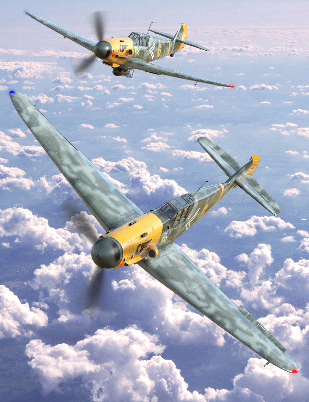 Messer Bf 109 Warplane by: DarkEdgeDesign, 3D Models by Daz 3D