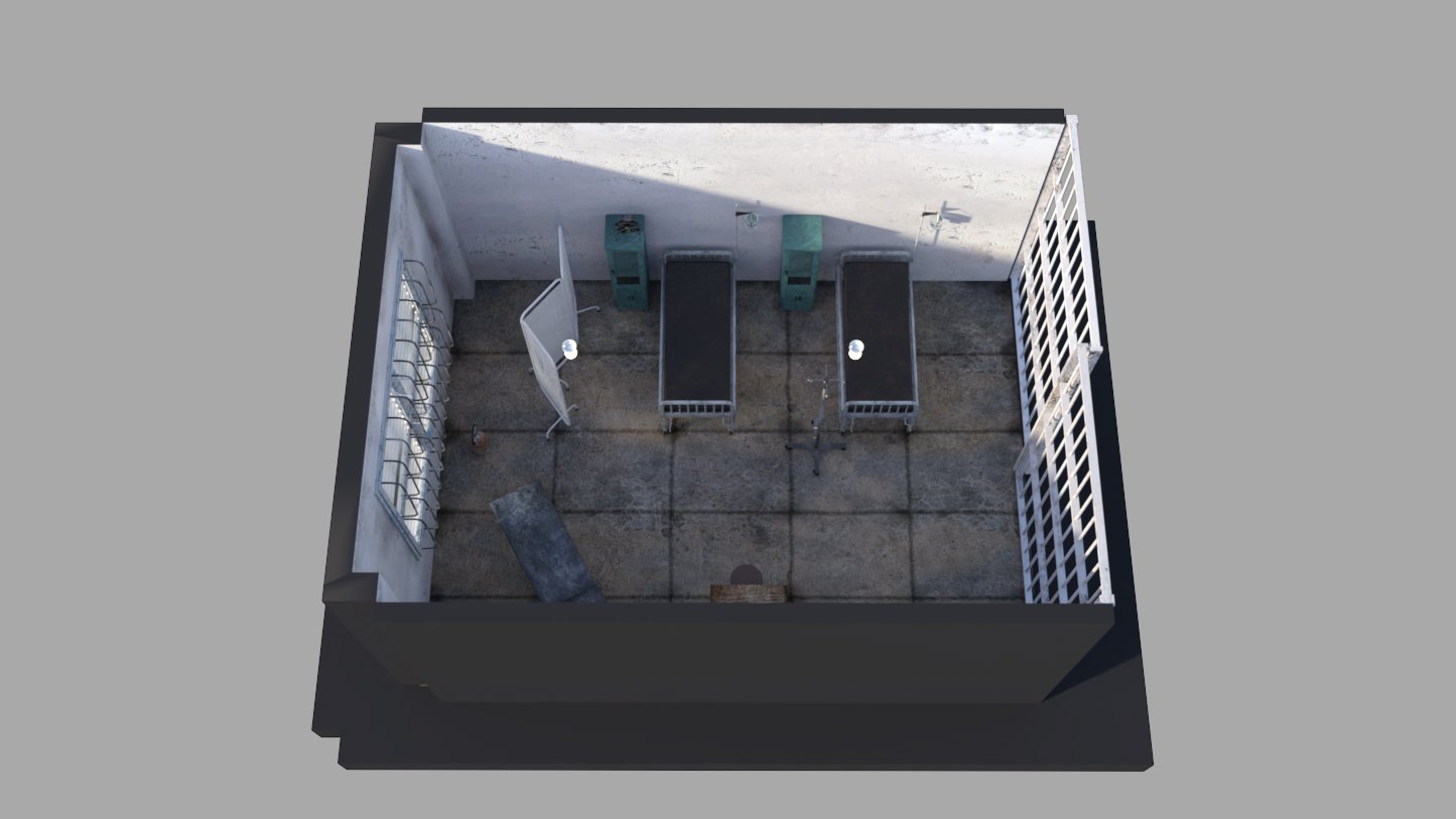 Alcatraz Hospital | Daz 3D