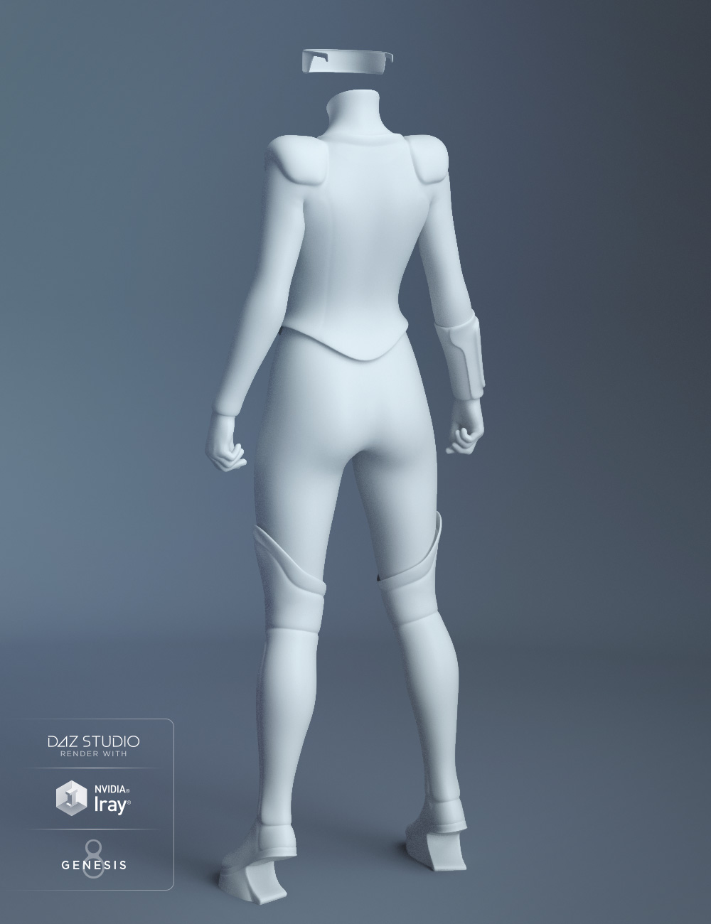 Sci-Fi Crew Outfit for Genesis 8 Female(s) by: Demian, 3D Models by Daz 3D