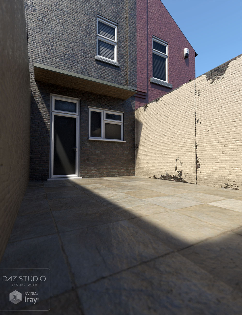 Northern Terrace Street Rear Yards and Alleyway by: David BrinnenForbiddenWhispers, 3D Models by Daz 3D