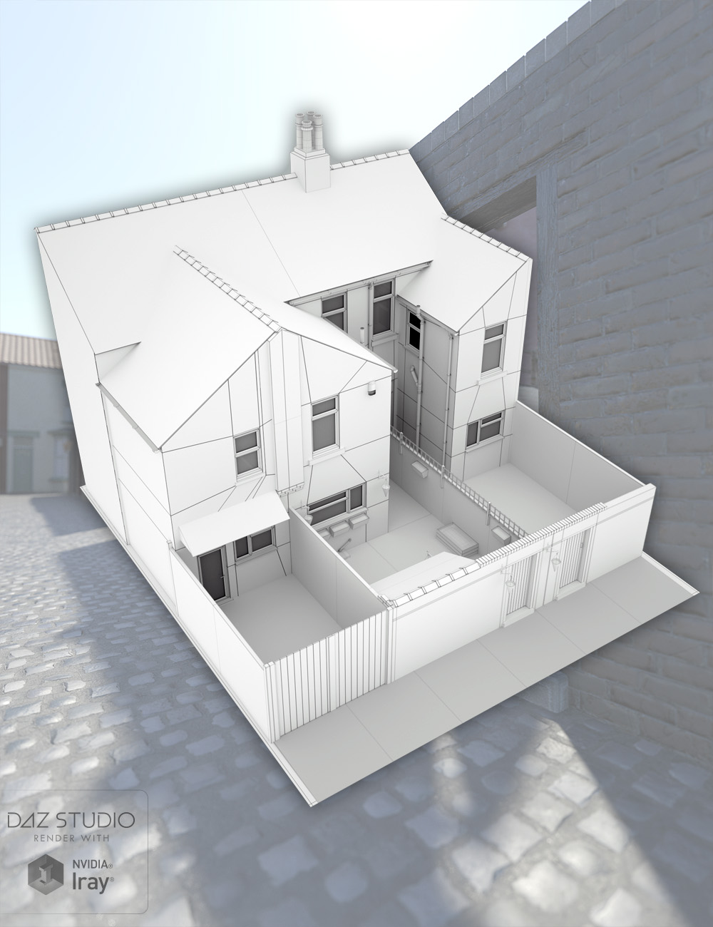 Northern Terrace Street Rear Yards and Alleyway Northern Terrace Street Rear Yards and Alleyway by: David BrinnenForbiddenWhispers, 3D Models by Daz 3D