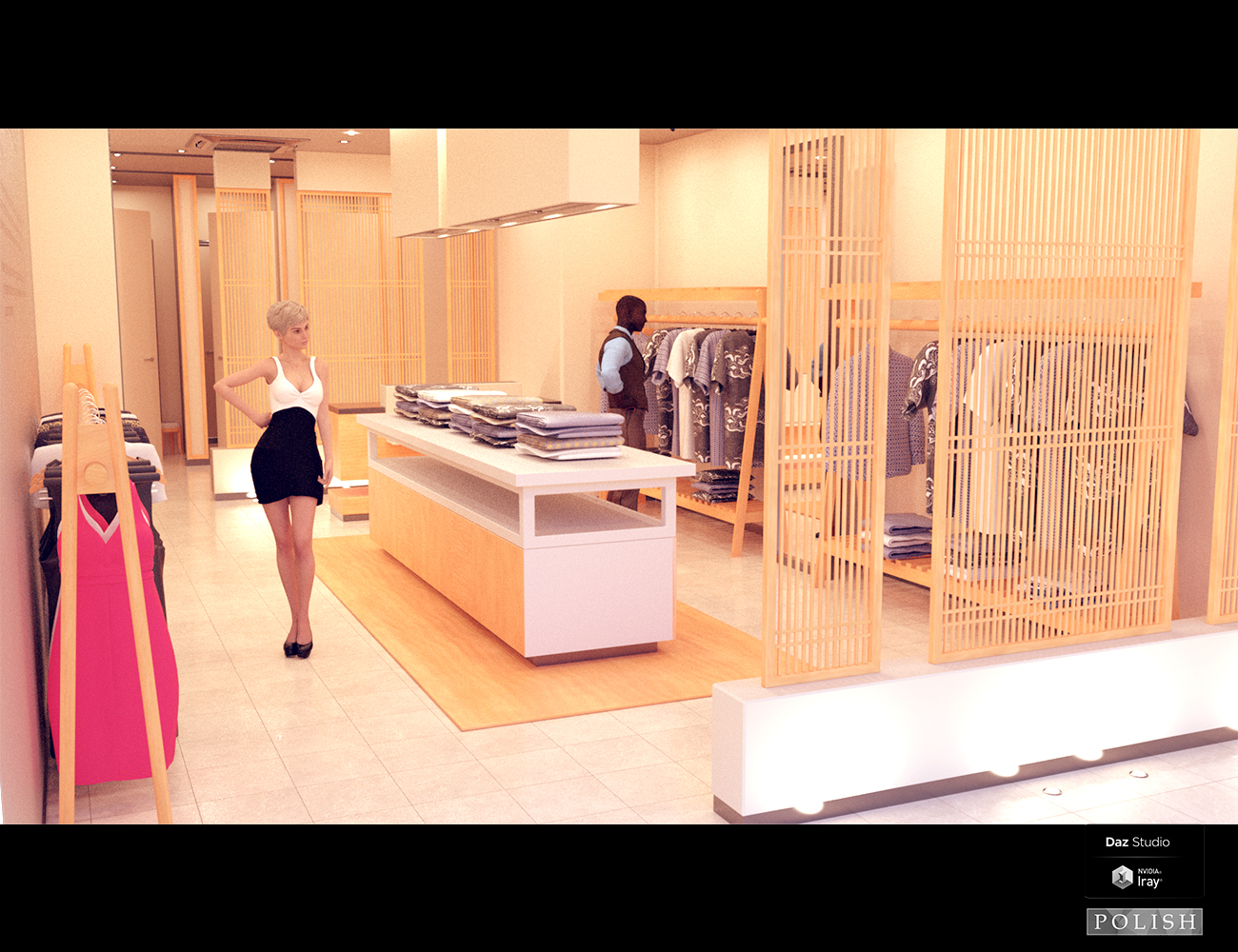 Weekend Clothes Shop by: Polish, 3D Models by Daz 3D
