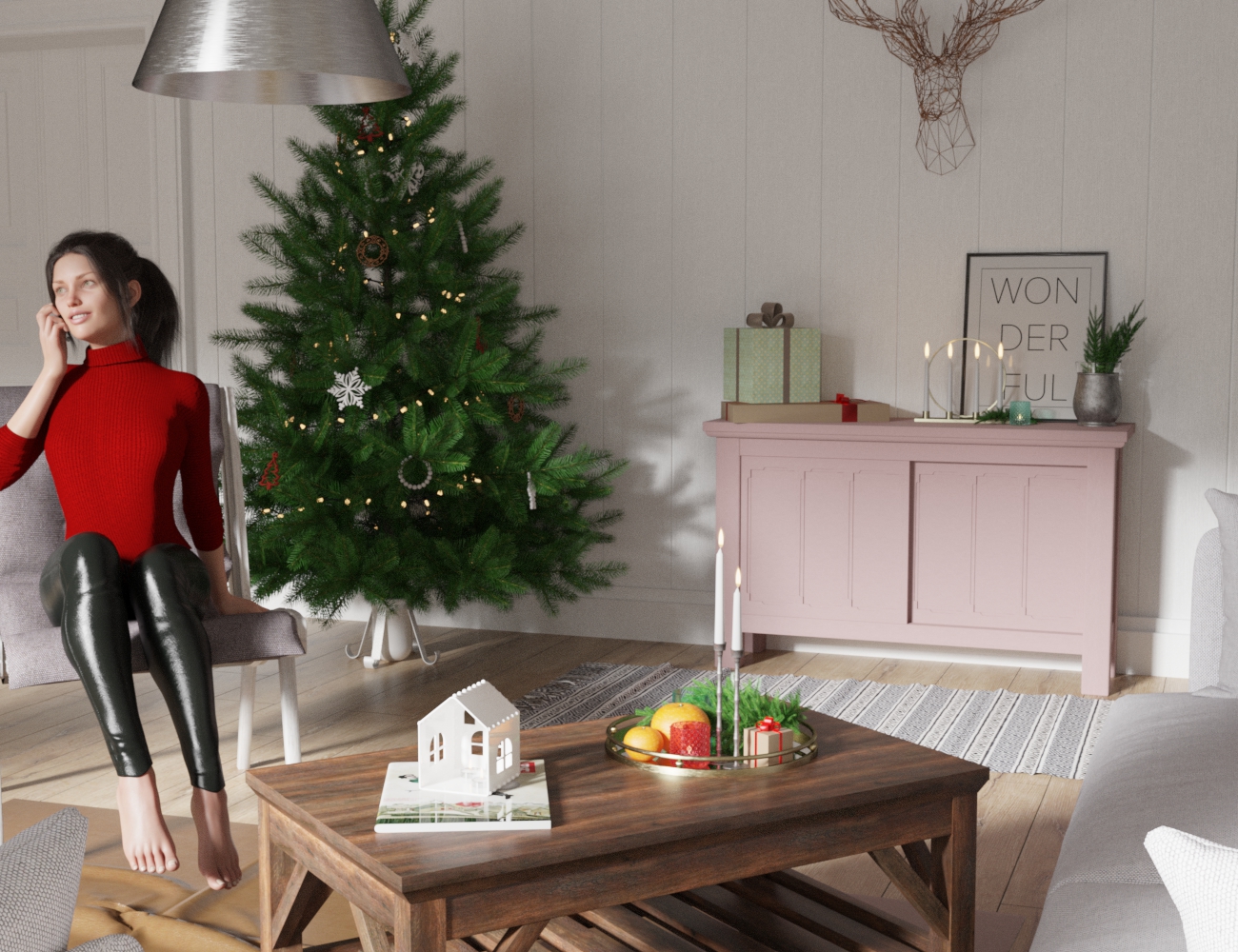 Christmas Eve Christmas Eve by: Dimidrol, 3D Models by Daz 3D