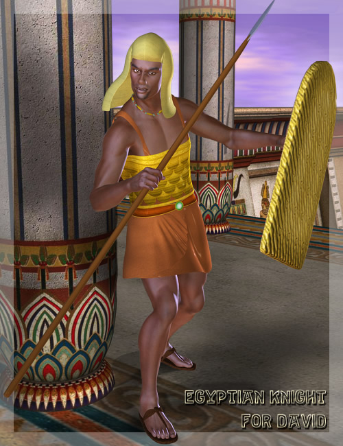 Egyptian Knight for David 3 by: Ravenhair, 3D Models by Daz 3D