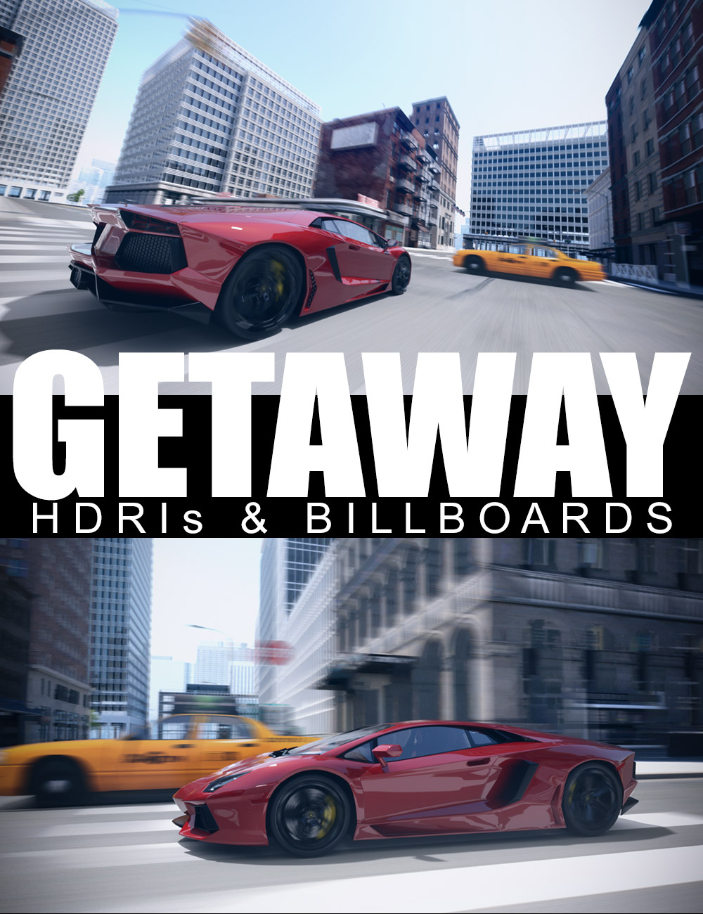 Getaway - HDRIs and Billboards by: Dreamlight, 3D Models by Daz 3D