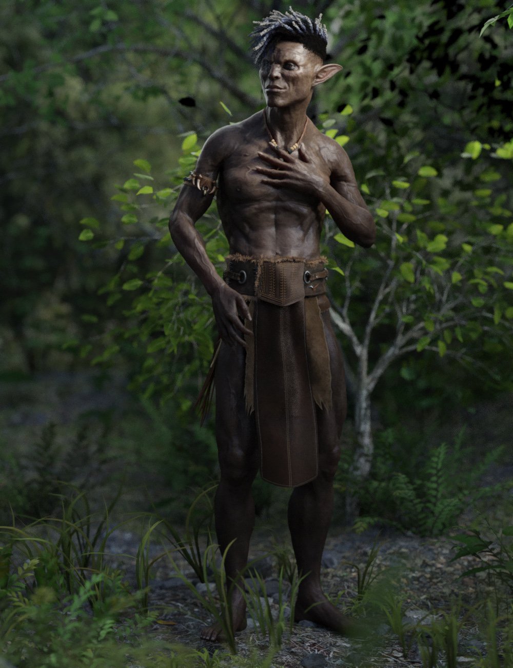 Dokkalfar the Dark Elf for Genesis 8 Male Dokkalfar the Dark Elf for Genesis 8 Male by: RawArt, 3D Models by Daz 3D