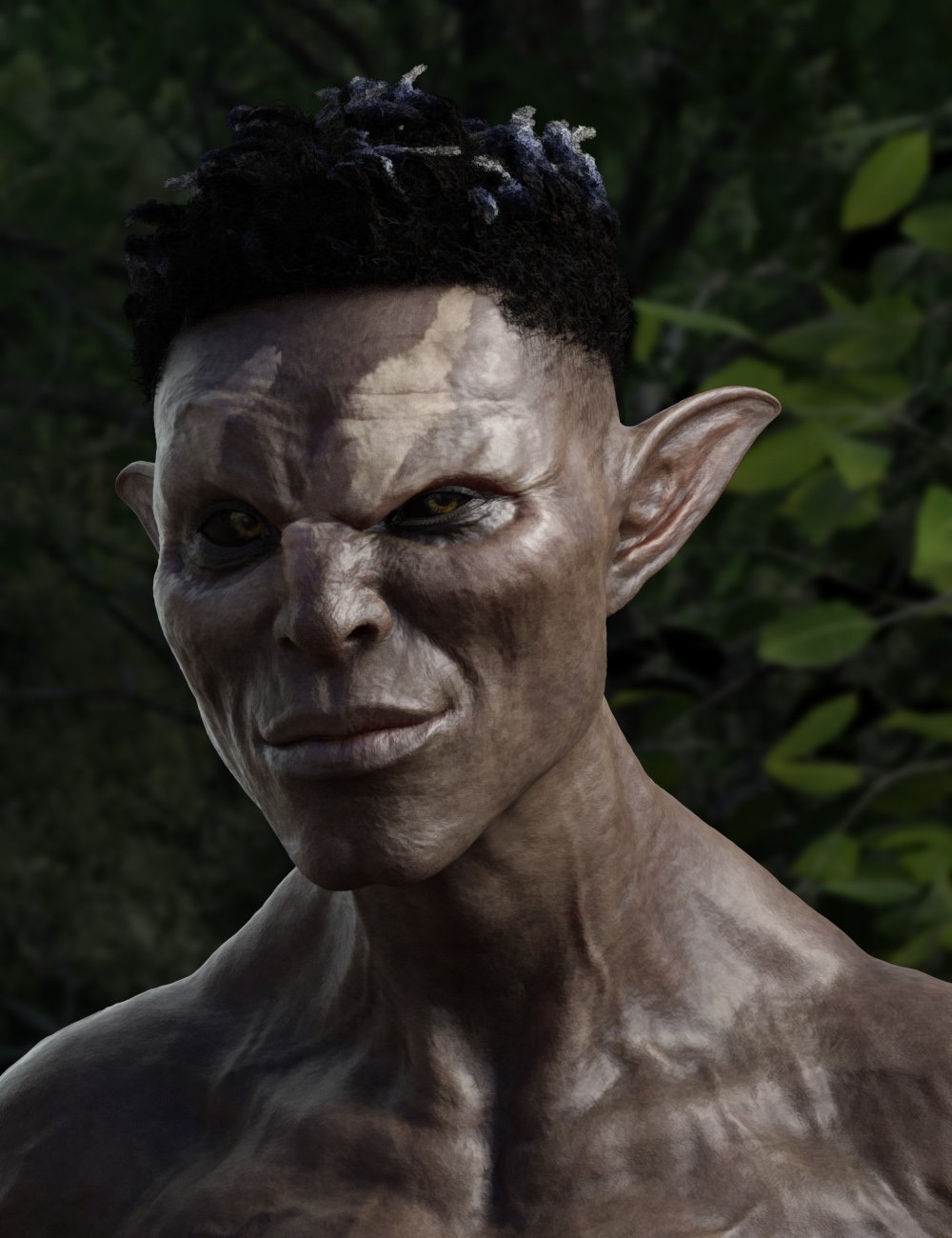 Dokkalfar the Dark Elf for Genesis 8 Male by: RawArt, 3D Models by Daz 3D