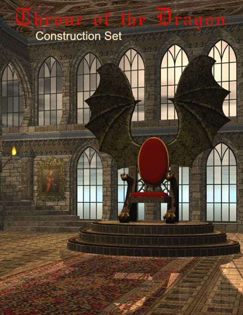 Throne of the Dragon by: , 3D Models by Daz 3D
