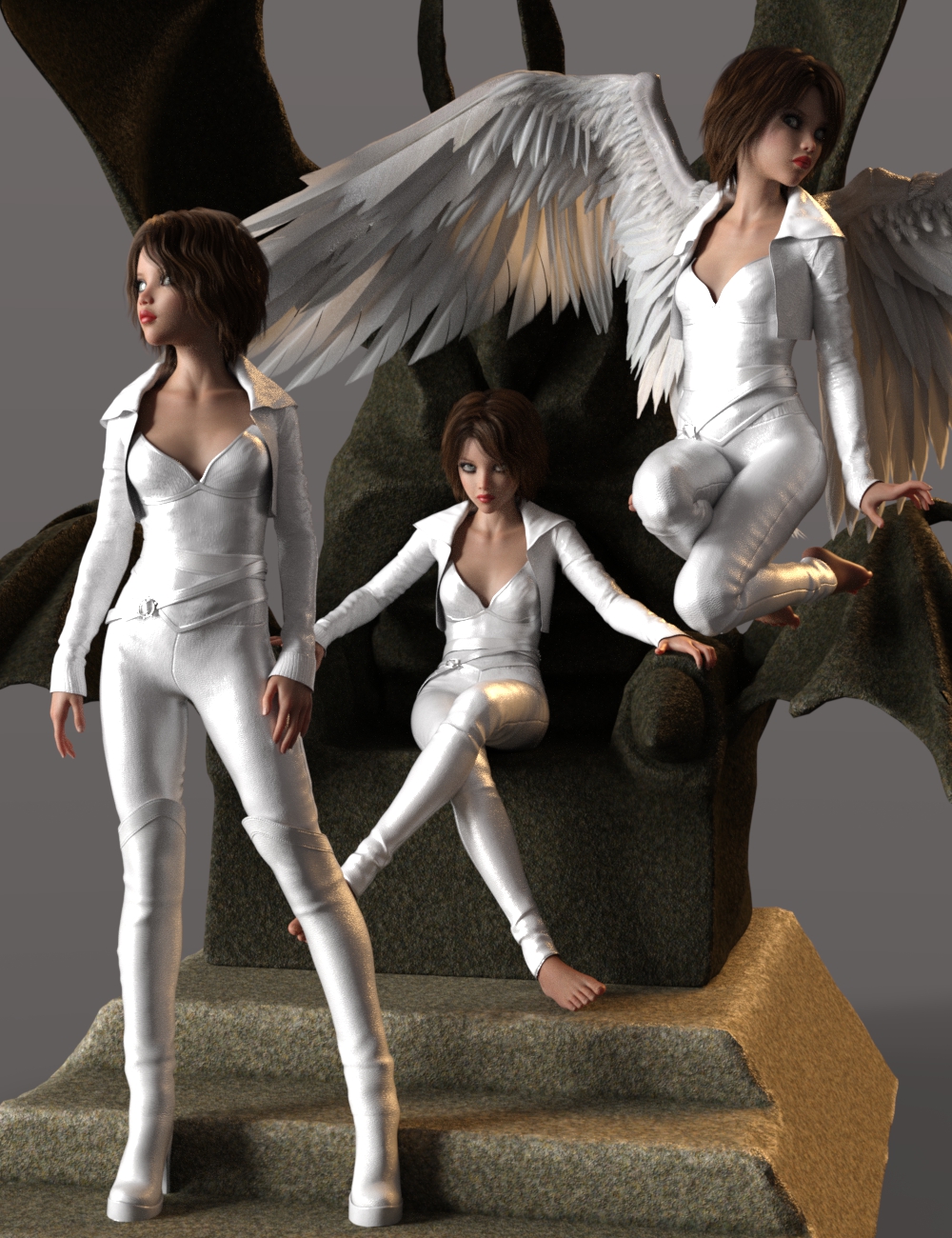 Fallen Angel Poses for Rynne 8 by: AliveSheCried, 3D Models by Daz 3D