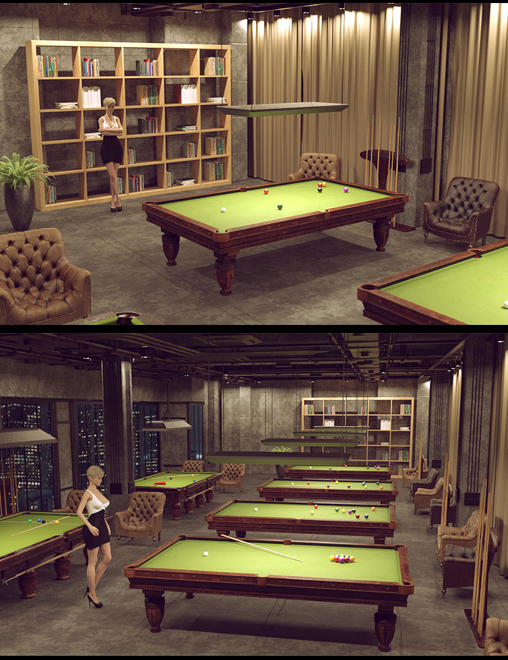 Weekend Pool Room by: Polish, 3D Models by Daz 3D