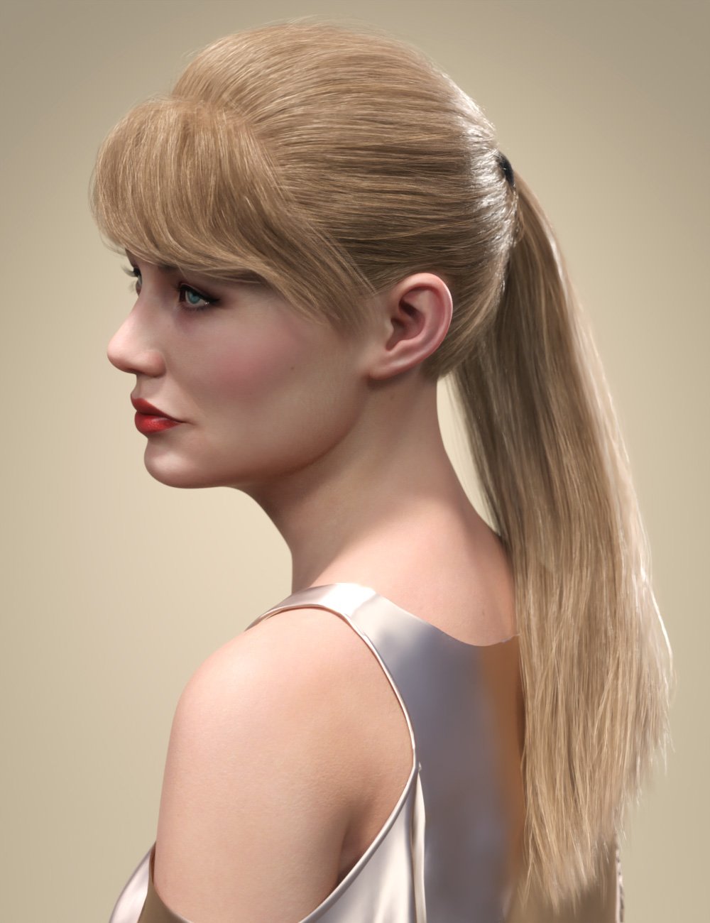 SP Hair 008 for Genesis 3 and 8 Female(s) by: Sarah Payne, 3D Models by Daz 3D