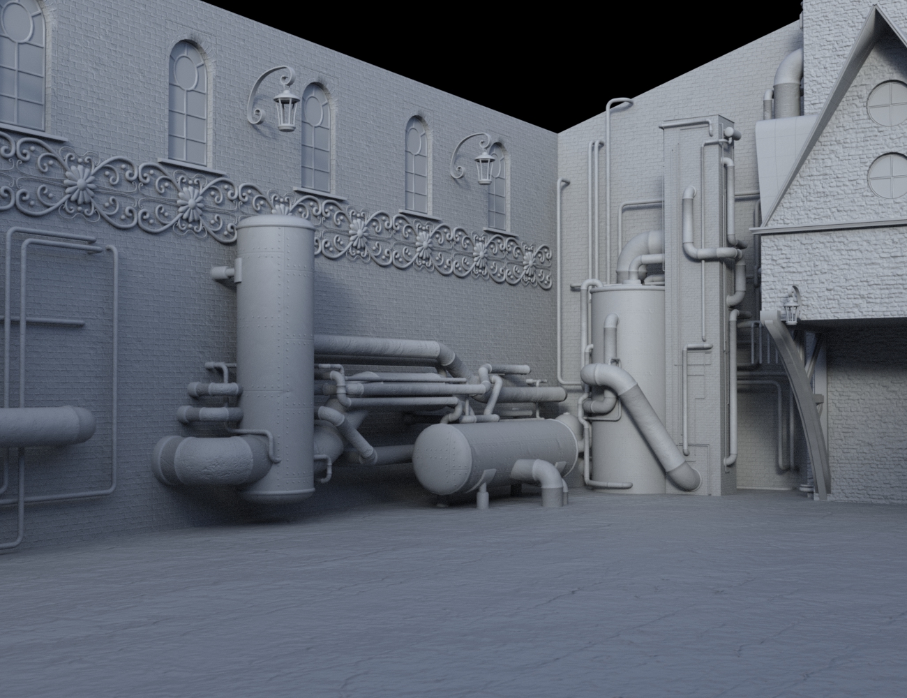 Fantasy Factory by: ImagineX, 3D Models by Daz 3D