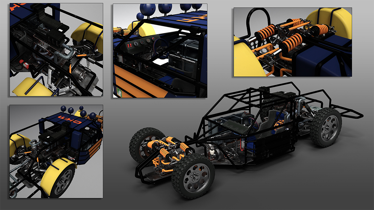 Modular Buggy by: Mely3D, 3D Models by Daz 3D