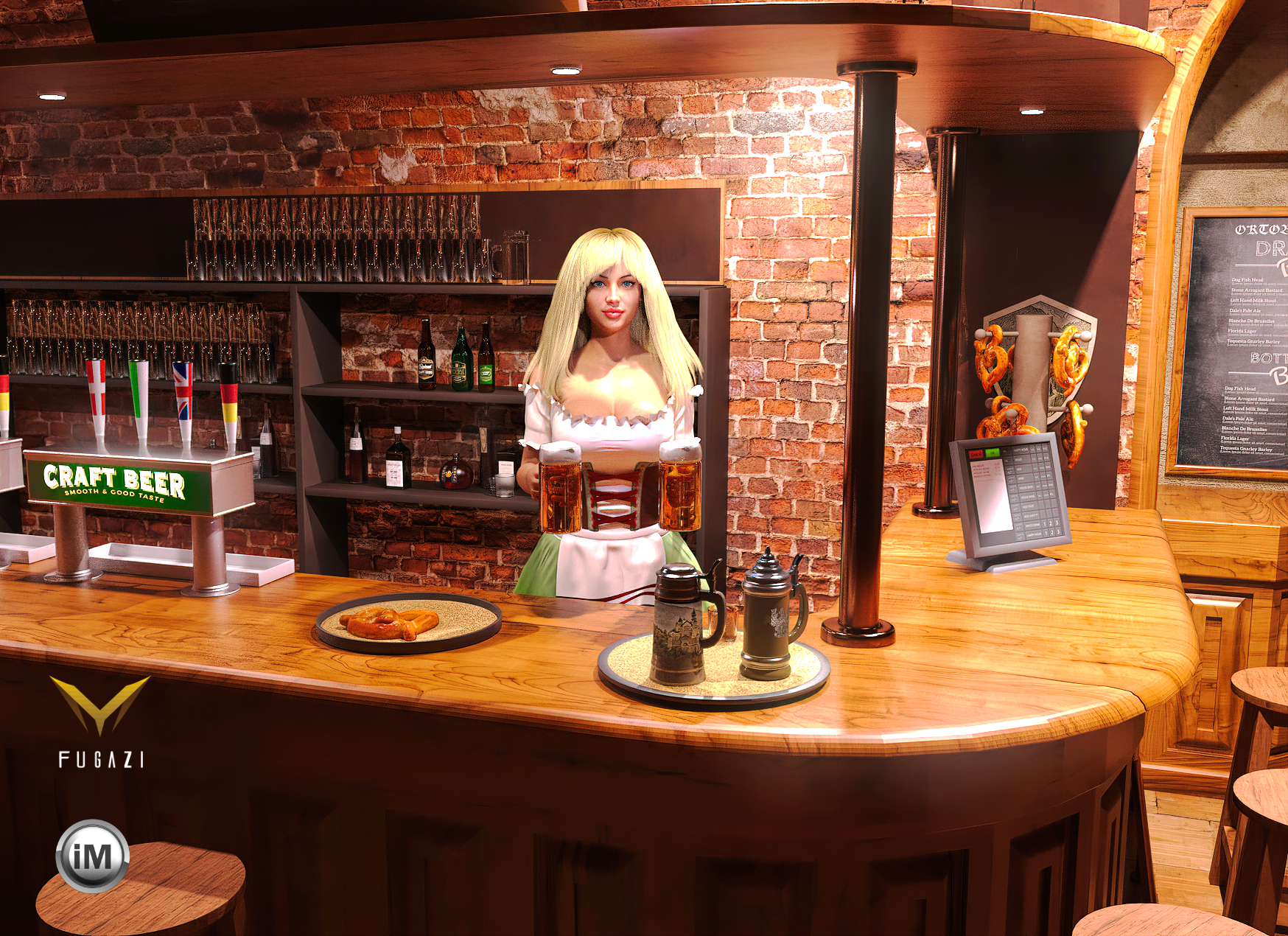 FG Oktoberfest Bar by: Fugazi1968Ironman, 3D Models by Daz 3D