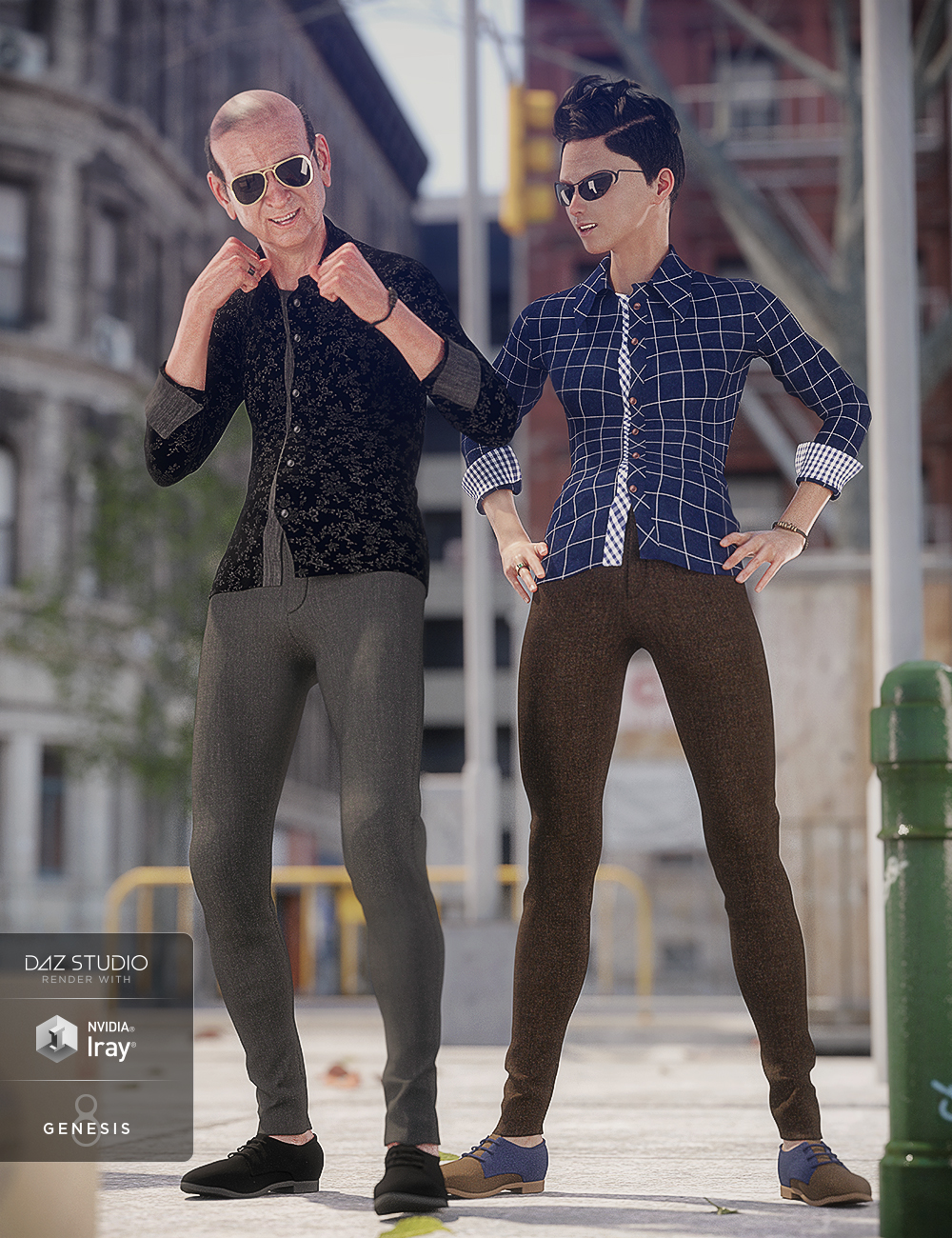 Smart and Suave Outfit Textures by: Anna Benjamin, 3D Models by Daz 3D