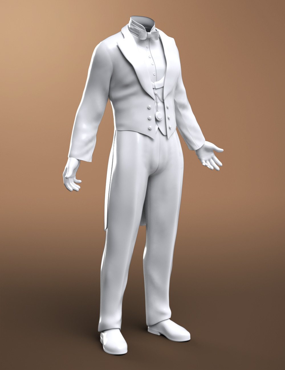 dForce Victorian Butler For Genesis 8 Males by: Ravenhair, 3D Models by Daz 3D