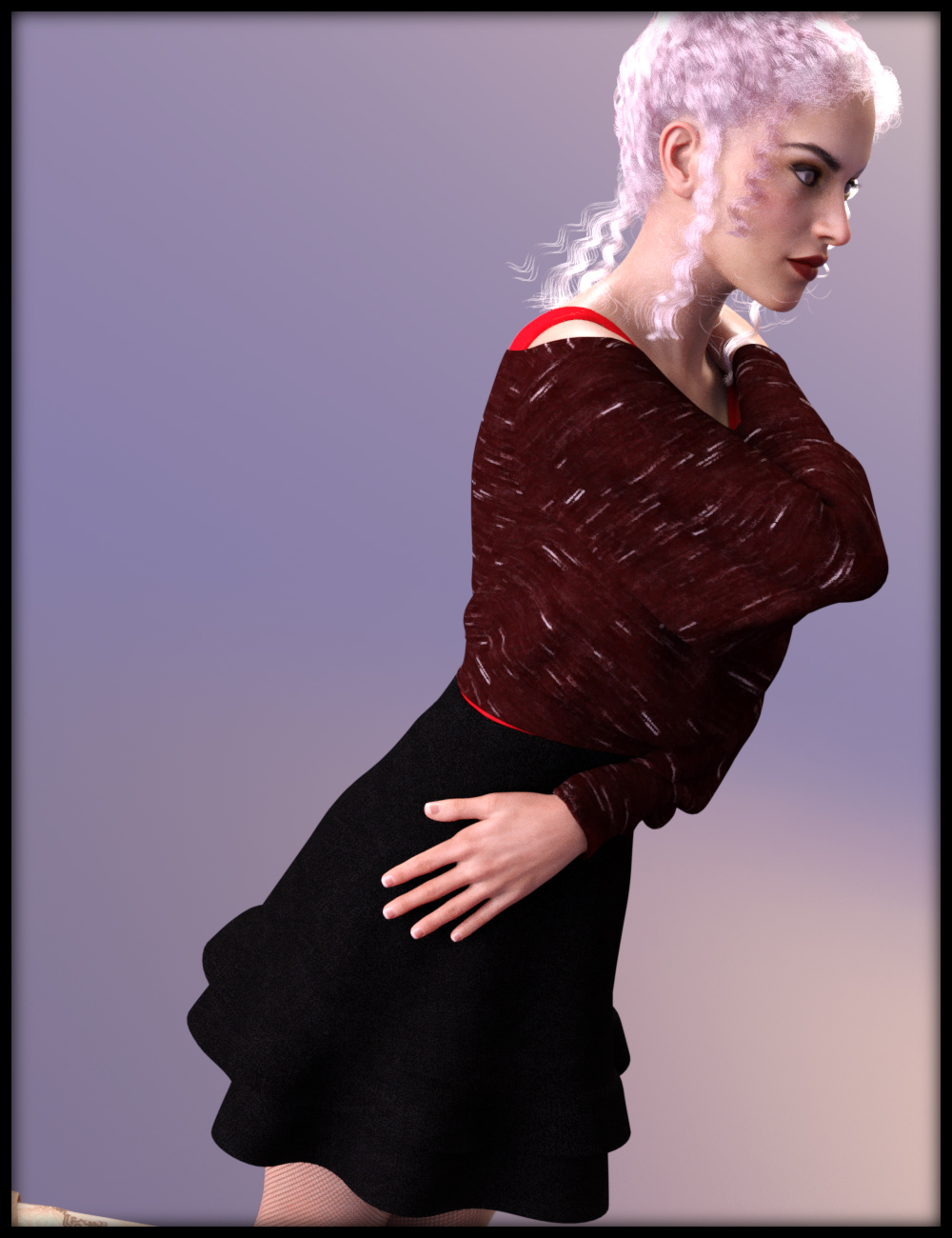 dForce Frost X Fashion for Genesis 8 Female by: Nathy Design, 3D Models by Daz 3D