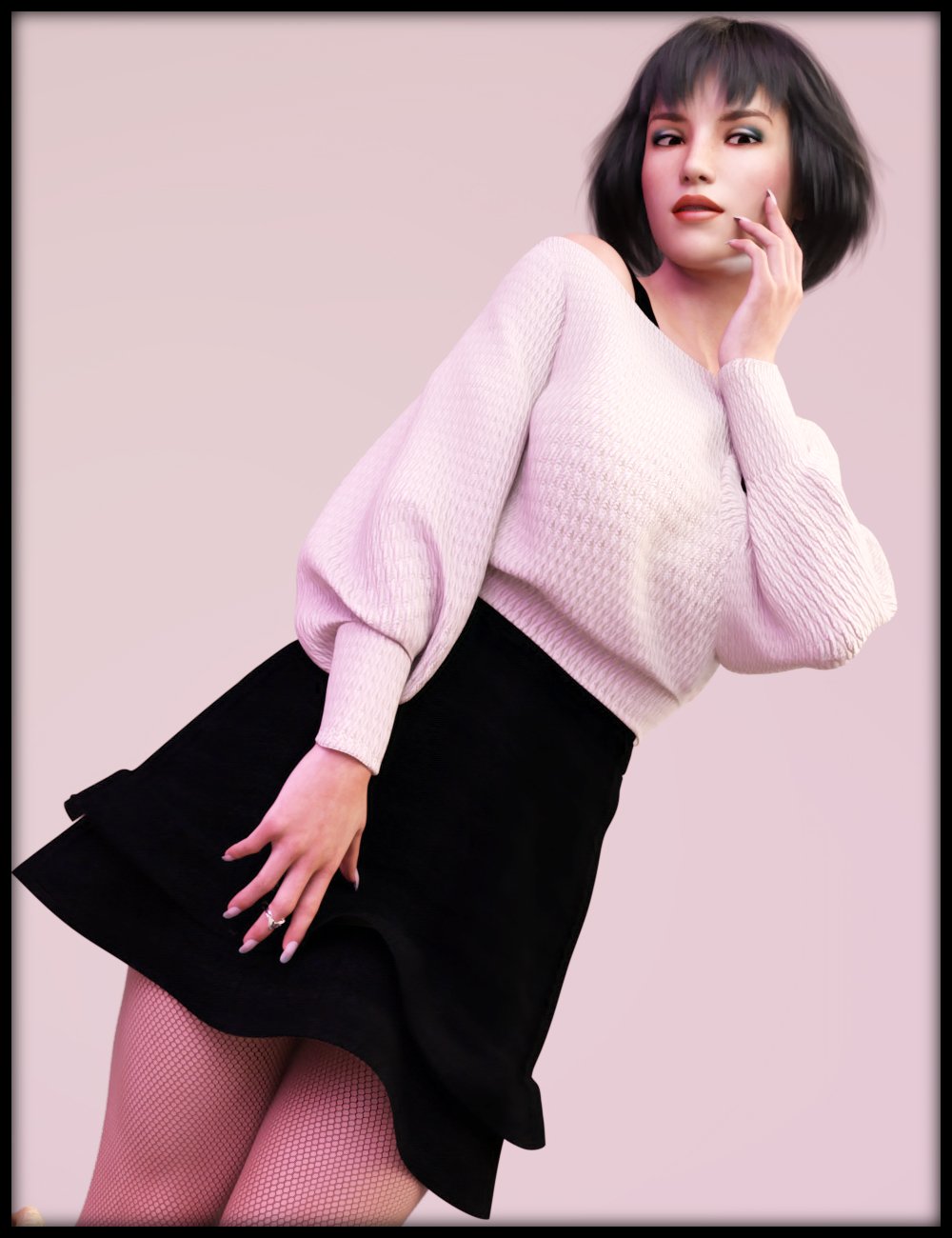dForce Frost X Fashion Outfit Textures dForce Frost X Fashion Outfit Textures by: Nathy Design, 3D Models by Daz 3D