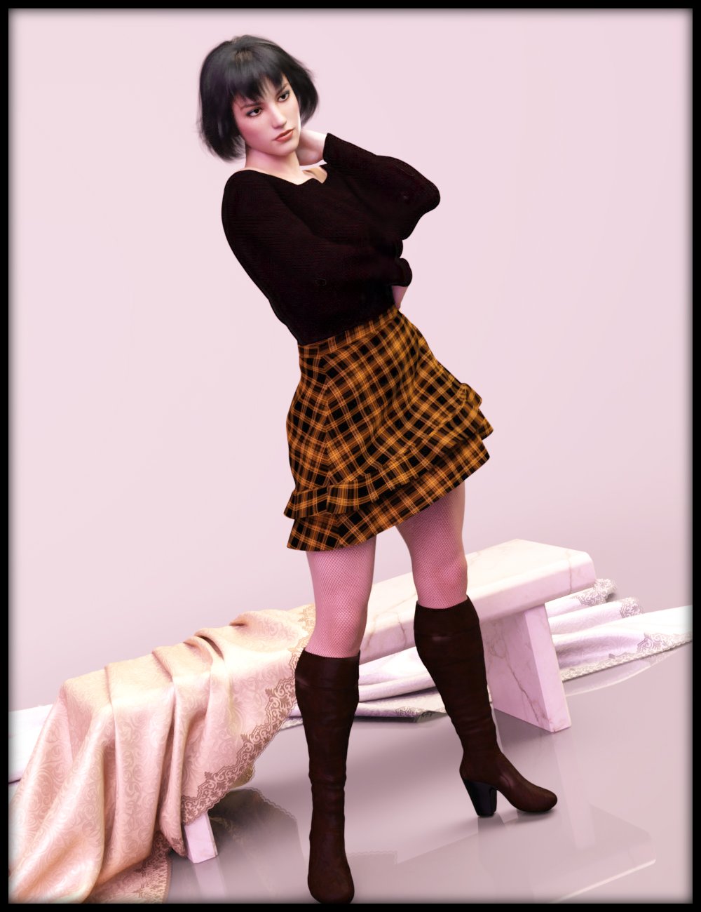 dForce Frost X Fashion Outfit Textures dForce Frost X Fashion Outfit Textures by: Nathy Design, 3D Models by Daz 3D