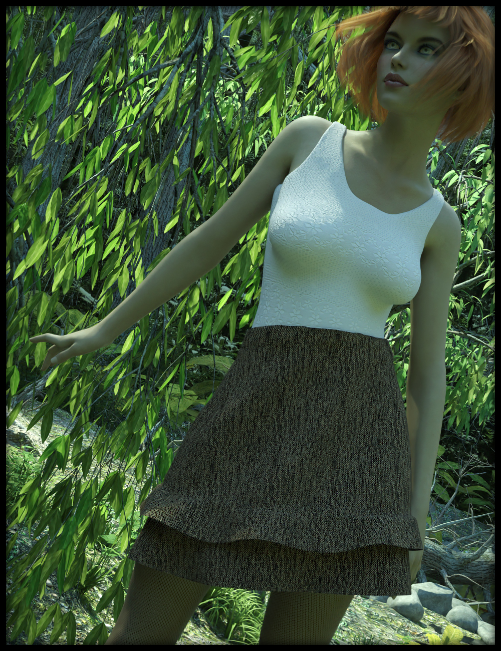 dForce Frost X Fashion Outfit Textures by: Nathy Design, 3D Models by Daz 3D