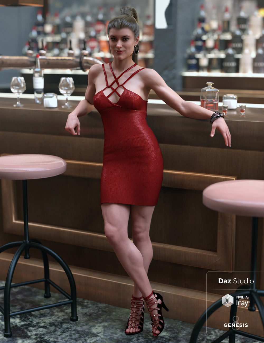 Coco Outfit for Genesis 8 Female(s) by: Anna BenjaminMada, 3D Models by Daz 3D