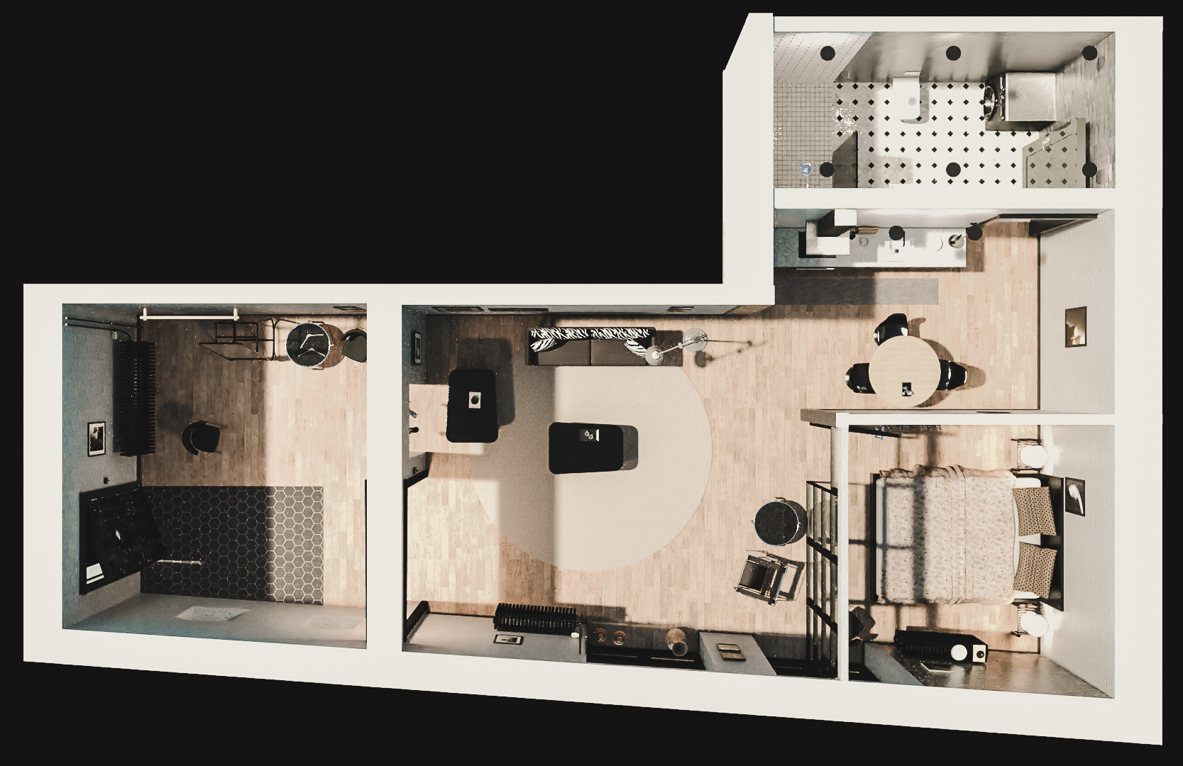 Swedish Apartment Swedish Apartment by: Tesla3dCorp, 3D Models by Daz 3D