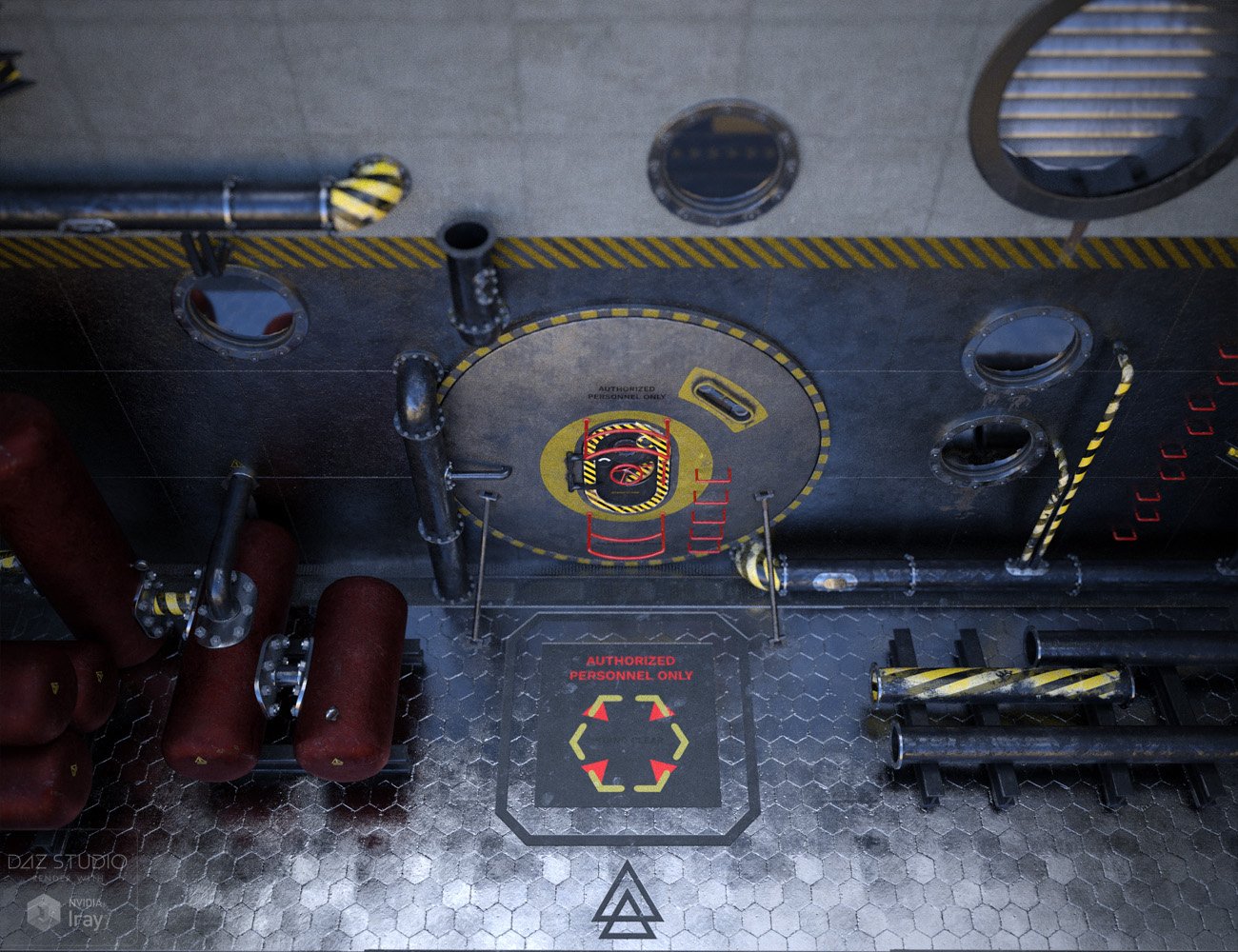 Hypobaric Airlock Vignette Hypobaric Airlock Vignette by: ForbiddenWhispersDavid Brinnen, 3D Models by Daz 3D