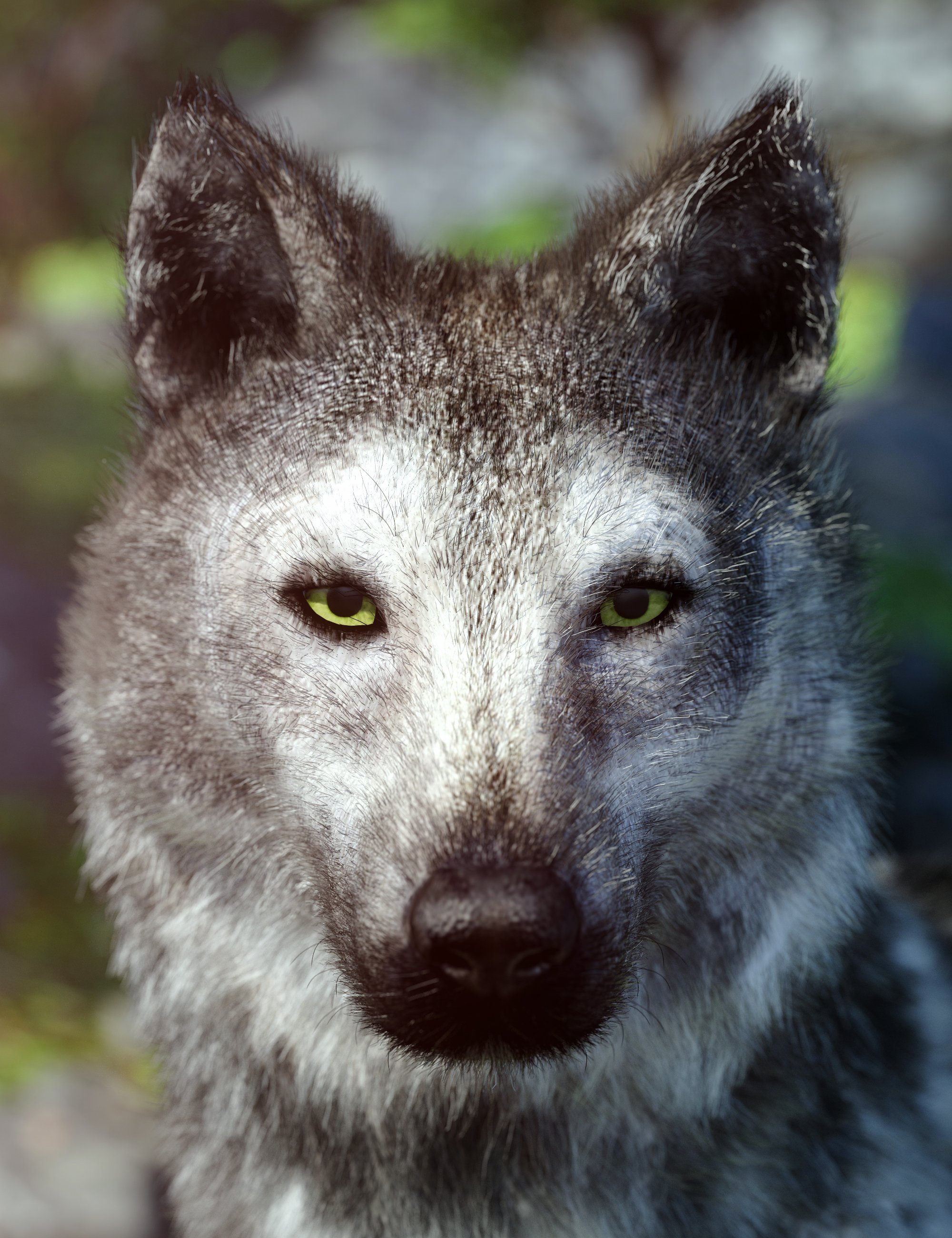Grey Wolf for Daz Dog 8 by: , 3D Models by Daz 3D