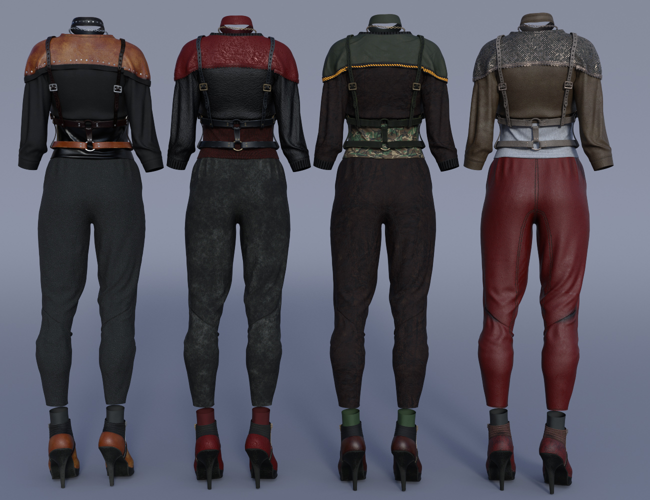 dForce Shadow Agent Outfit Textures dForce Shadow Agent Outfit Textures by: Moonscape GraphicsSade, 3D Models by Daz 3D