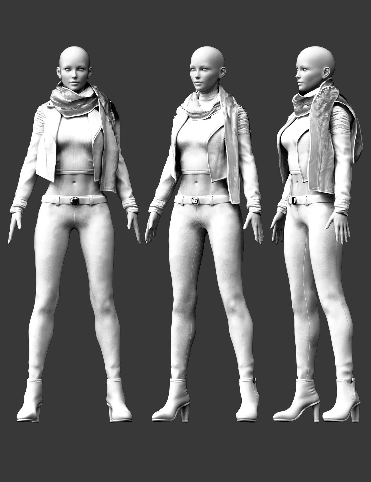 X-Fashion Sophisticated Jacket Outfit by: xtrart-3d, 3D Models by Daz 3D
