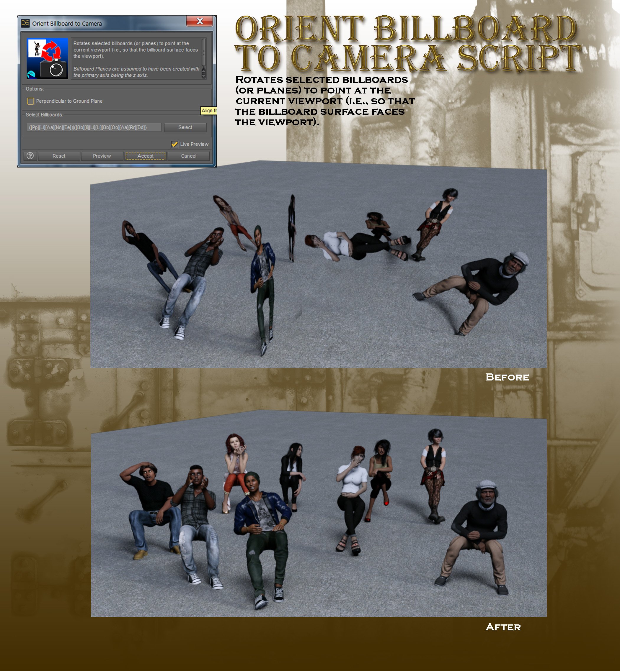 Now-Crowd Billboards - Modern Sitting Crowd Now-Crowd Billboards - Modern Sitting Crowd by: RiverSoft Art, 3D Models by Daz 3D