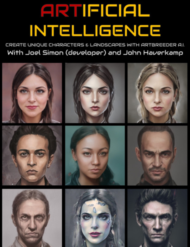 Artbreeder : Generating new Characters with Artificial Intelligence by: Digital Art Livemagbhitu, 3D Models by Daz 3D