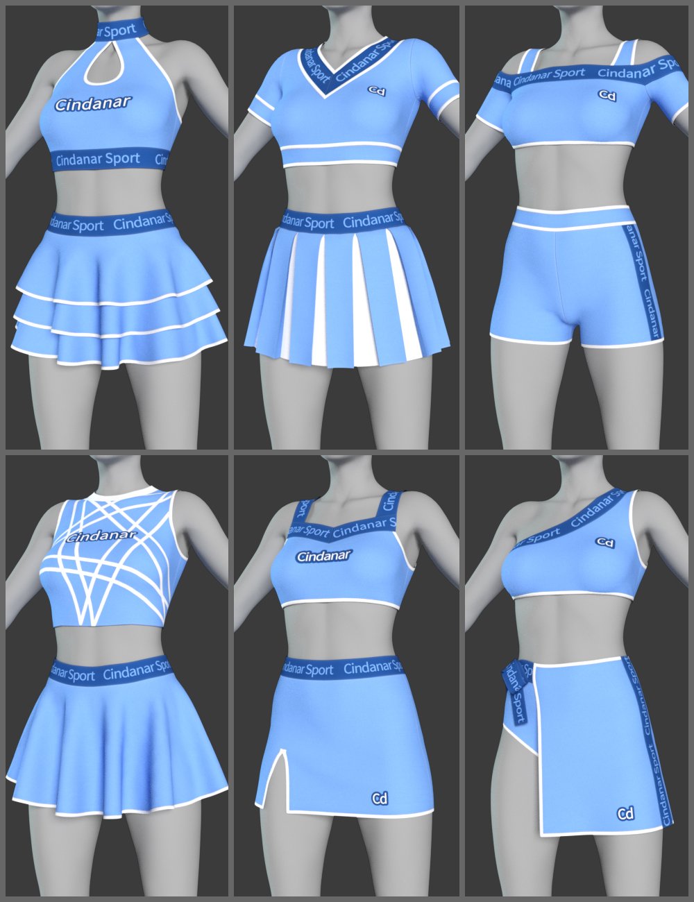 dForce Cheerleader Outfit for Genesis 8 Female(s) dForce Cheerleader Outfit for Genesis 8 Female(s) by: Cinnabar, 3D Models by Daz 3D