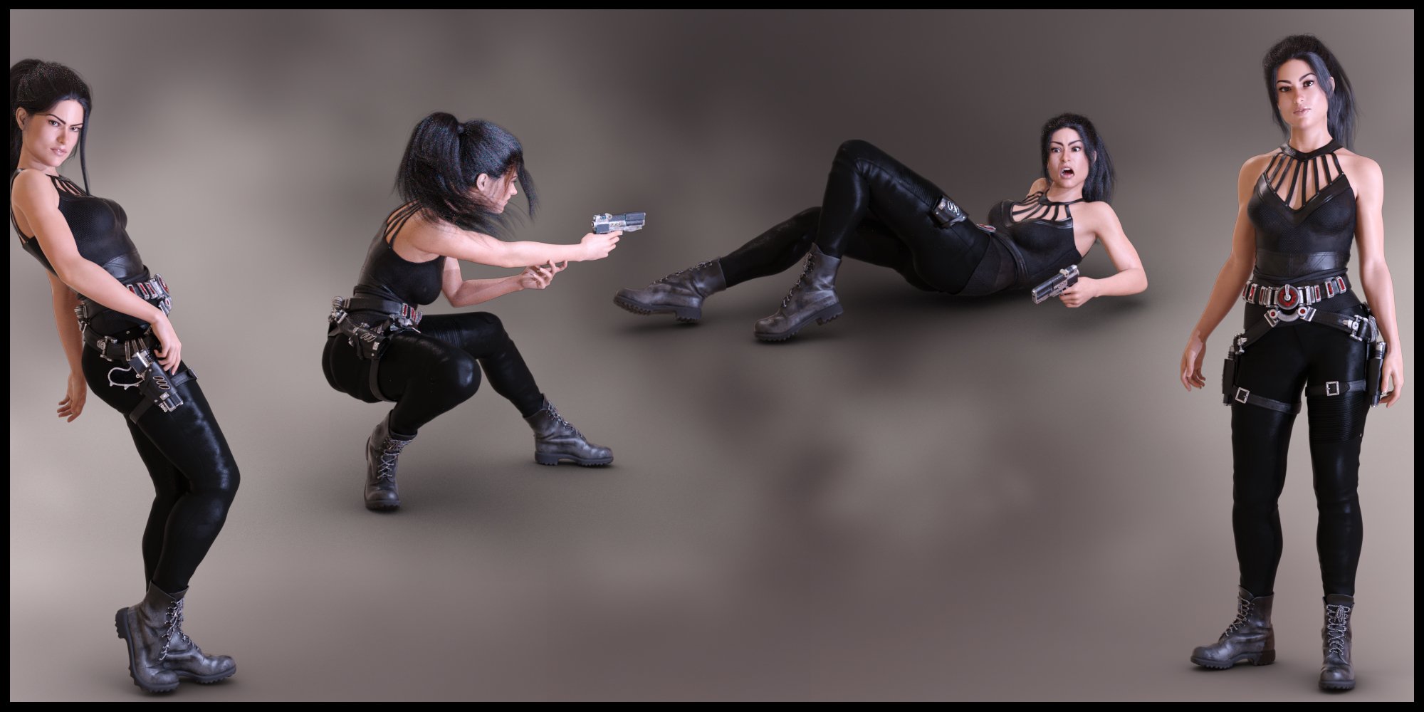 Dauntless Poses for CJ 8 and Genesis 8 Female