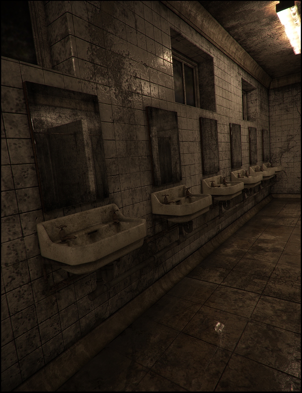 West Park Ablutions Iray Addon by: Jack Tomalin, 3D Models by Daz 3D