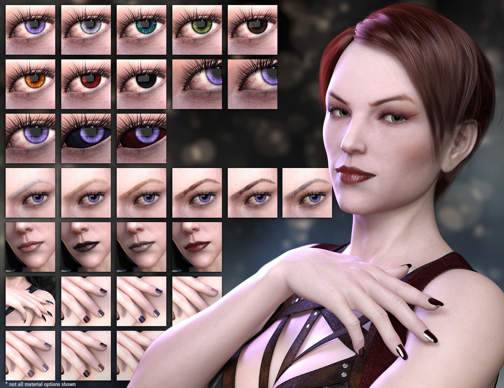 Qabbalah HD for Genesis 8 Female by: ArkiDarwins Mishap(s), 3D Models by Daz 3D