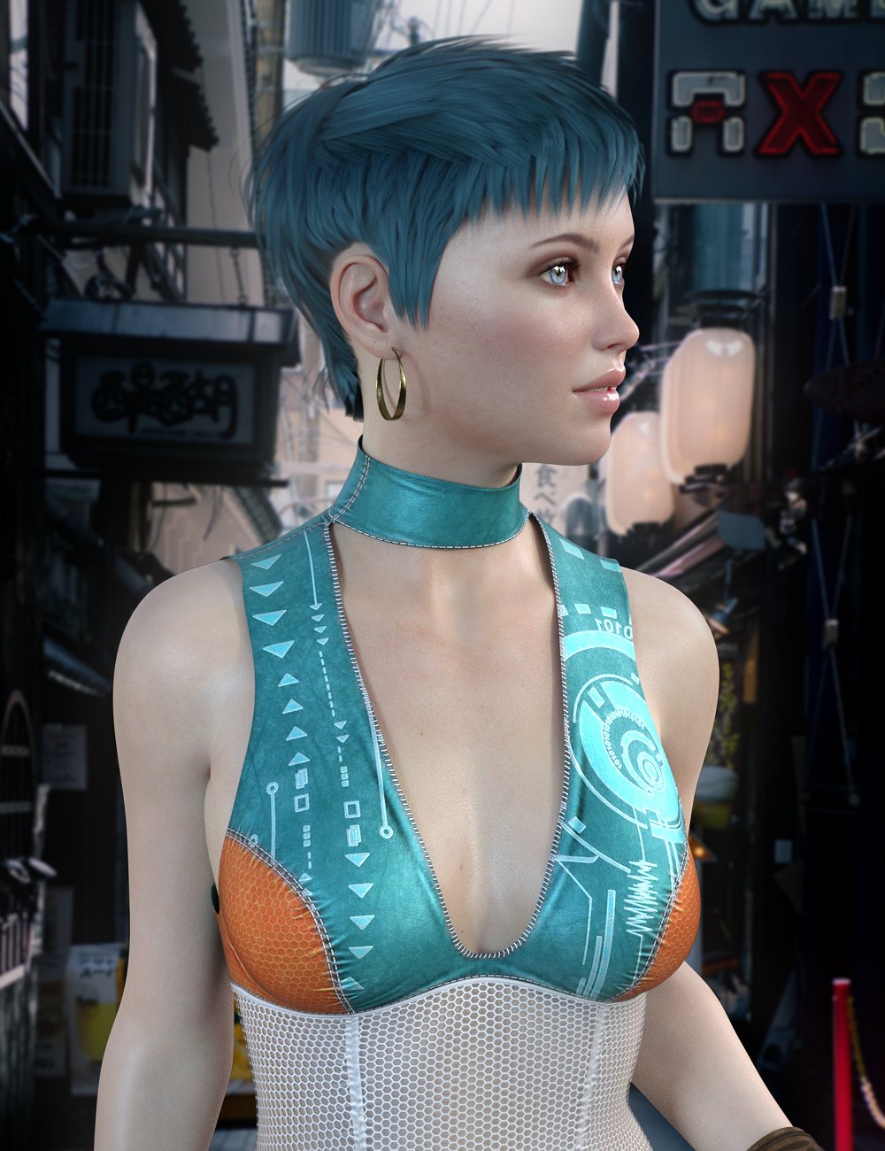 Pippa Hair for CJ 8 Pippa Hair for CJ 8 by: Propschick, 3D Models by Daz 3D