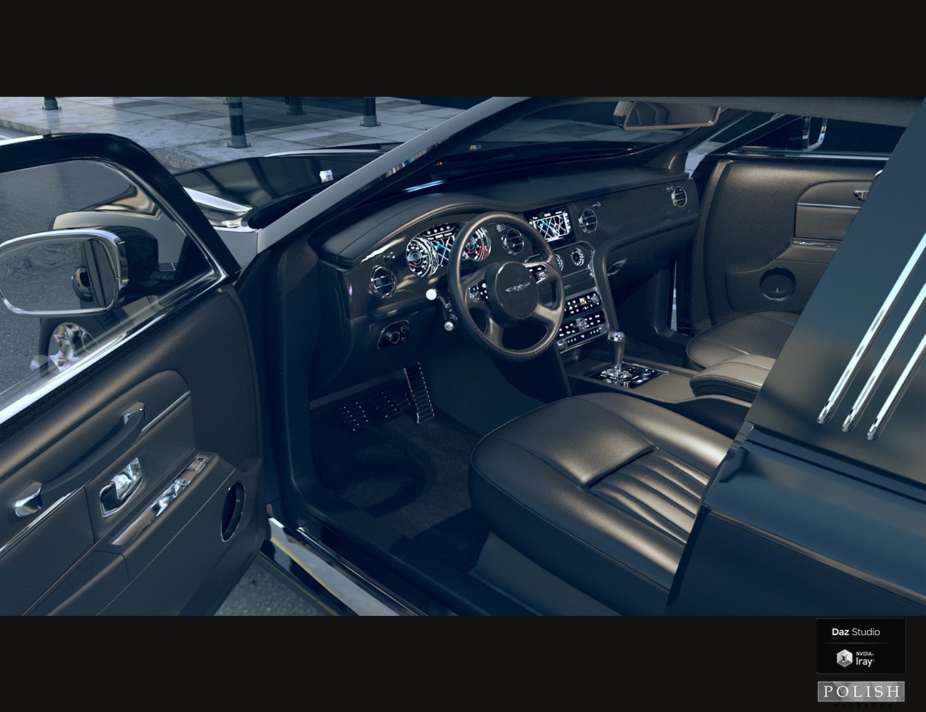 Long Luxury Limousine Long Luxury Limousine by: Polish, 3D Models by Daz 3D