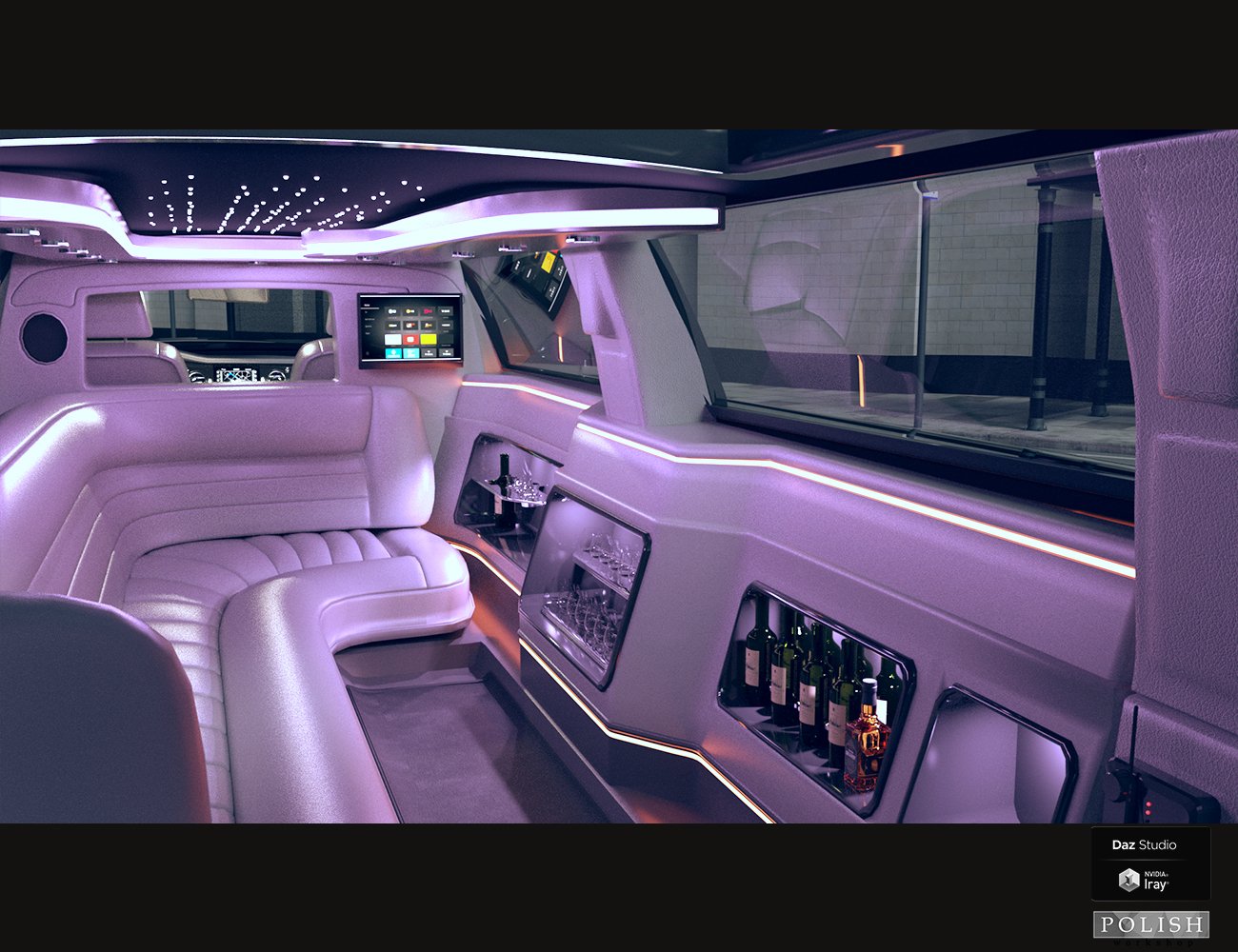 Long Luxury Limousine Long Luxury Limousine by: Polish, 3D Models by Daz 3D
