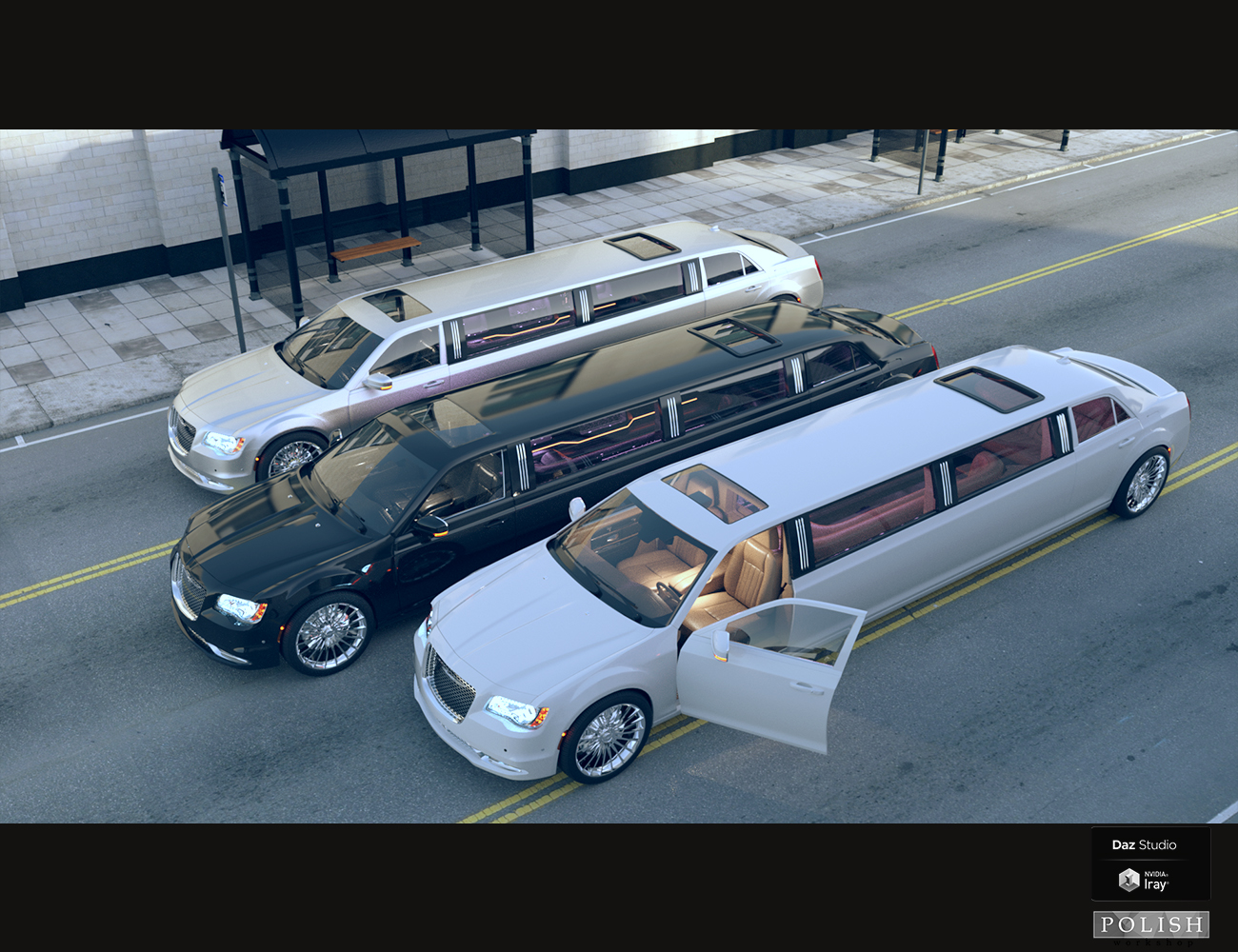 Long Luxury Limousine by: Polish, 3D Models by Daz 3D