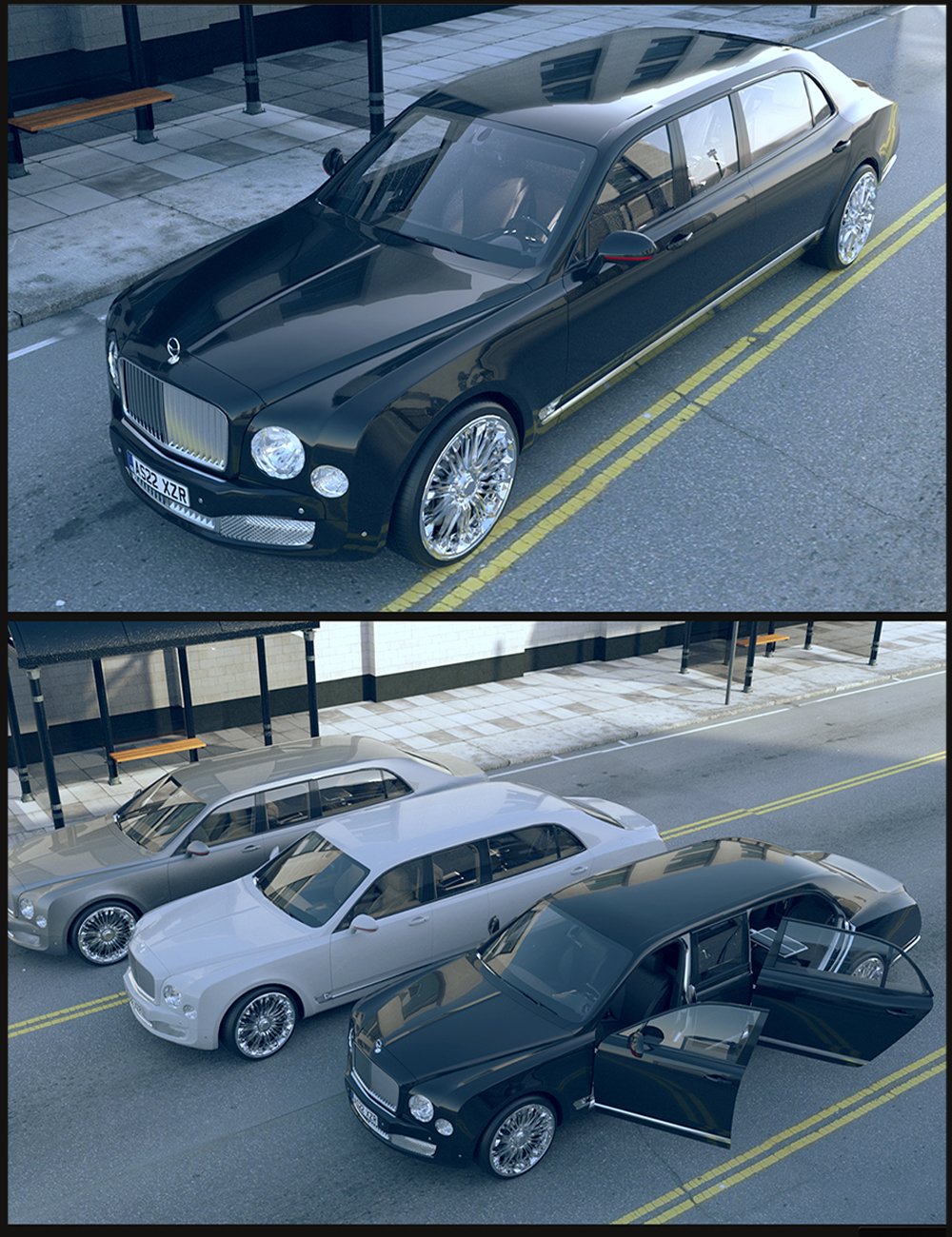 Royal Luxury Limousine by: Polish, 3D Models by Daz 3D