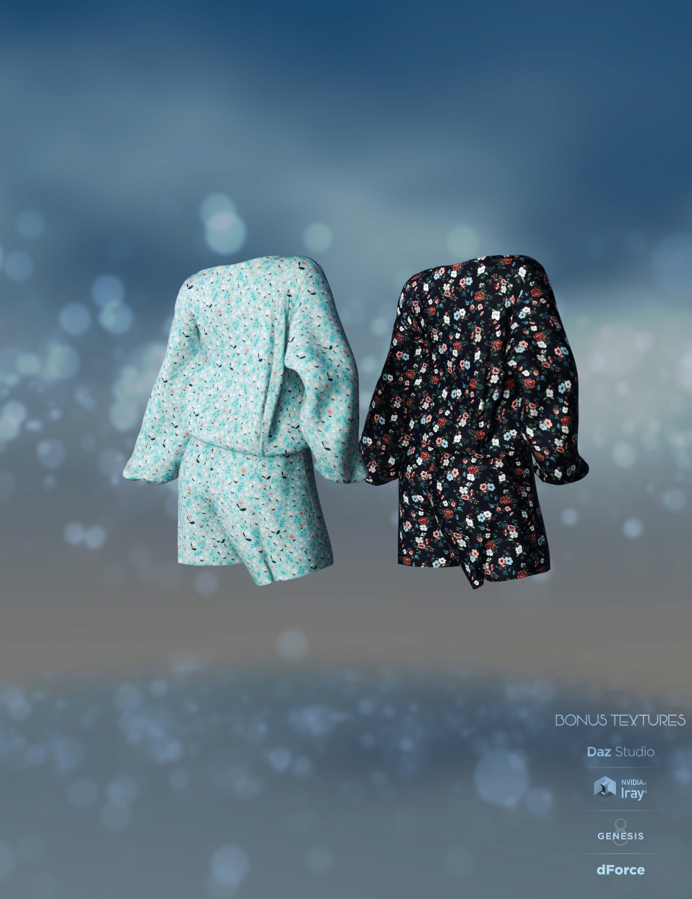 dForce Playtime Chills Outfit Textures by: Moonscape GraphicsSade, 3D Models by Daz 3D