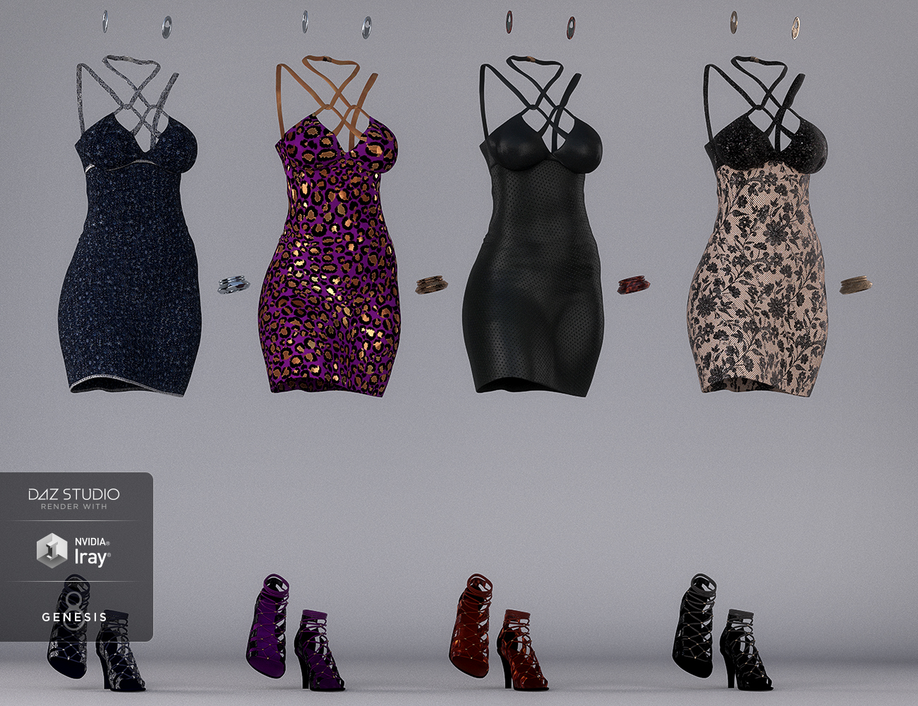 Coco Outfit Textures by: Anna Benjamin, 3D Models by Daz 3D