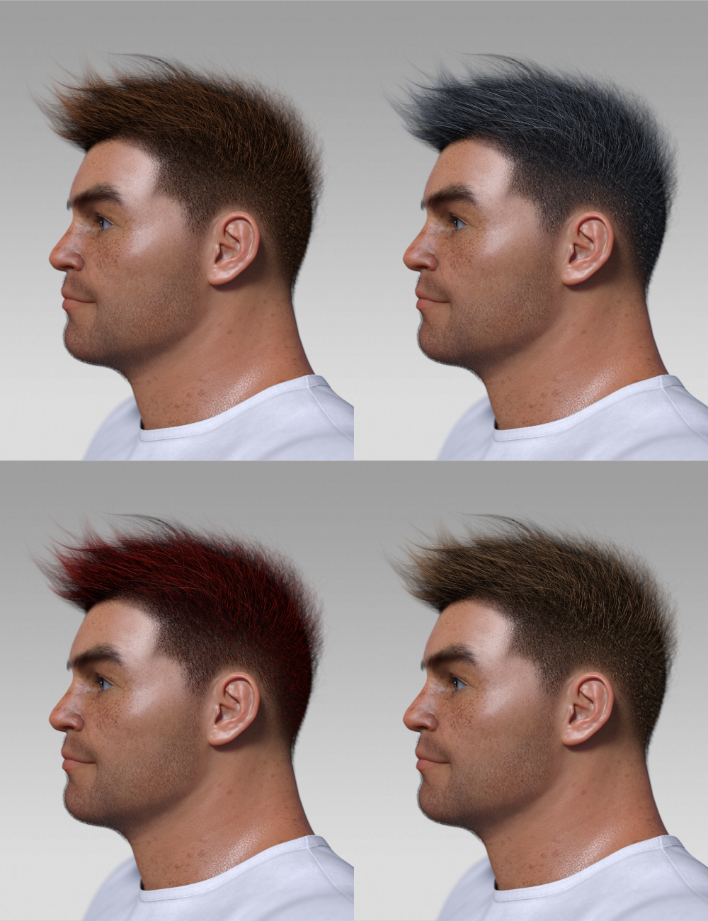 Spiky Hair for Genesis 3 and 8 Spiky Hair for Genesis 3 and 8 by: Soto, 3D Models by Daz 3D
